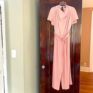 Pale pink Zara jumpsuit